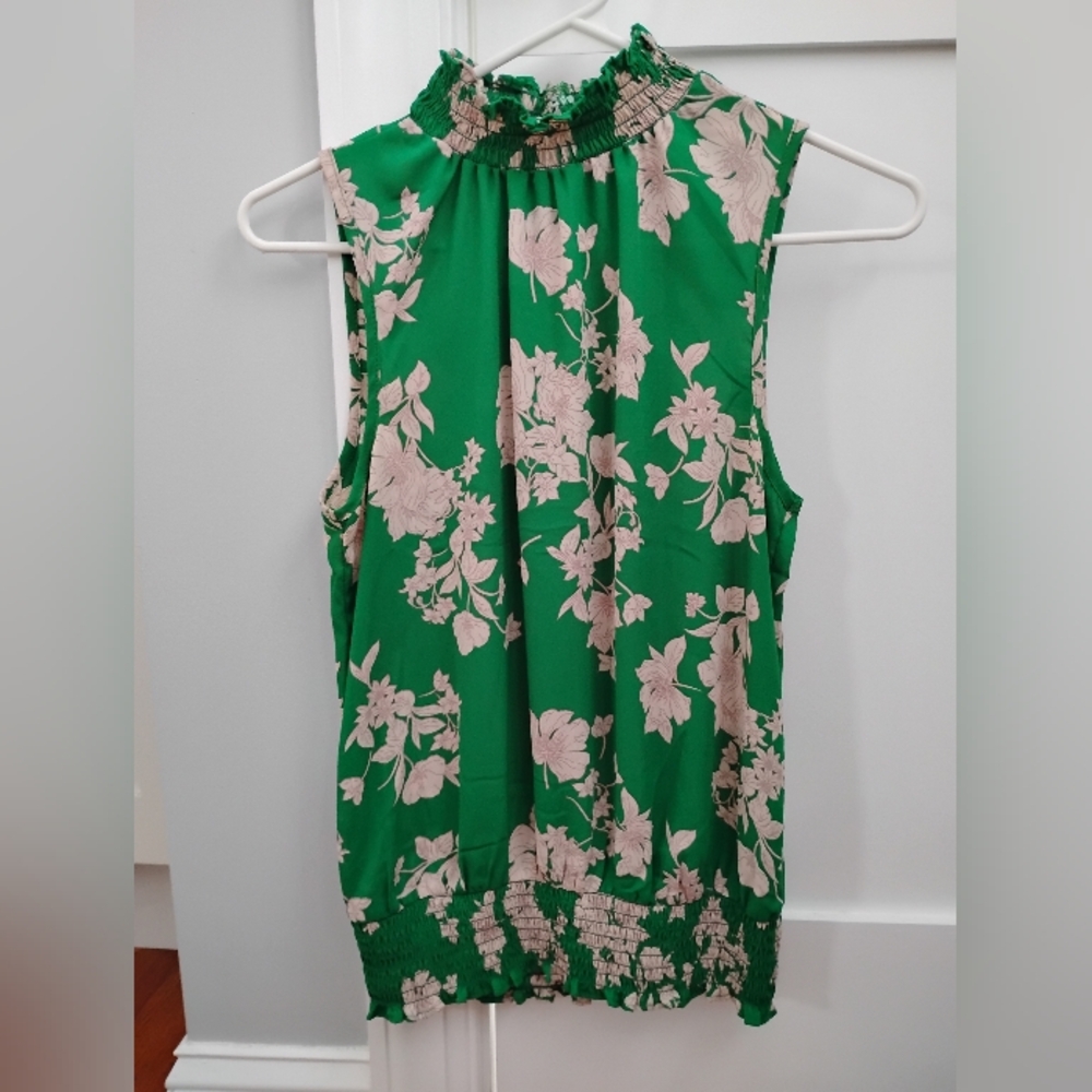 Sienna Sky Green Floral Blouse